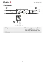 Предварительный просмотр 13 страницы Knick BL590 User Manual