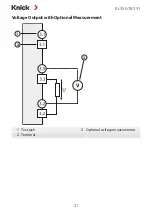 Предварительный просмотр 21 страницы Knick BL590 User Manual