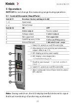 Предварительный просмотр 23 страницы Knick BL590 User Manual