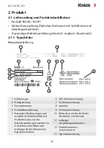 Предварительный просмотр 40 страницы Knick BL590 User Manual