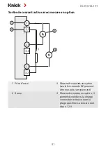 Предварительный просмотр 81 страницы Knick BL590 User Manual