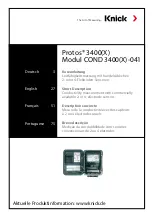 Knick COND 3400X-041 Short Description preview