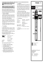 Предварительный просмотр 2 страницы Knick Memosens SE 615 Instructions For Use