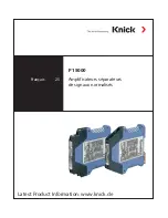 Preview for 25 page of Knick P 15000 User Manual