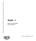 Knick P 27000 H1-S008 Instructions Manual preview