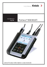 Preview for 1 page of Knick Portavo 908 MULTI User Manual