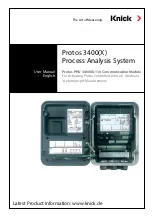 Knick Protos 3400 User Manual предпросмотр