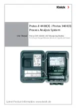 Preview for 1 page of Knick Protos OXY 3400-067 User Manual