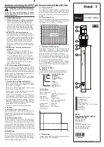 Предварительный просмотр 1 страницы Knick SE 546X Series Instructions For Use