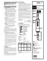 Knick SE 557 Instructions For Use preview