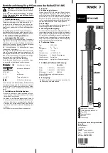 Knick SE101-MS Series Manual preview