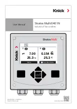 Предварительный просмотр 1 страницы Knick Stratos Multi E401N User Manual