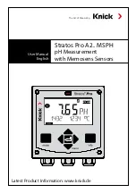 Knick Stratos Pro A2 COND Series User Manual preview