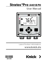 Knick Stratos Pro A401B PH User Manual предпросмотр