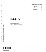 Knick VariTrans P15000H1-KTA User Manual preview