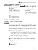 Preview for 3 page of Knight 151 Service Manual