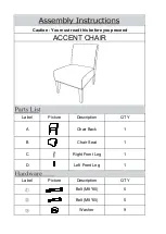 Preview for 1 page of Knight 57764.00 Assembly Instructions