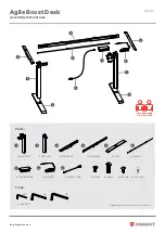 Предварительный просмотр 3 страницы Knight Agile Boost Desk Assembly Instructions Manual