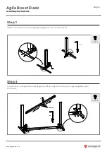 Предварительный просмотр 4 страницы Knight Agile Boost Desk Assembly Instructions Manual