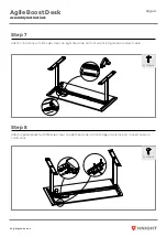 Предварительный просмотр 7 страницы Knight Agile Boost Desk Assembly Instructions Manual