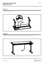 Предварительный просмотр 8 страницы Knight Agile Boost Desk Assembly Instructions Manual