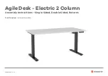 Предварительный просмотр 1 страницы Knight Agile Desk Electric 2 Column Assembly Instructions Manual