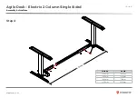 Предварительный просмотр 8 страницы Knight Agile Desk Electric 2 Column Assembly Instructions Manual