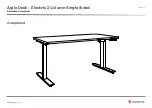 Предварительный просмотр 13 страницы Knight Agile Desk Electric 2 Column Assembly Instructions Manual