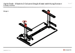 Предварительный просмотр 17 страницы Knight Agile Desk Electric 2 Column Assembly Instructions Manual