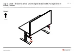 Предварительный просмотр 18 страницы Knight Agile Desk Electric 2 Column Assembly Instructions Manual