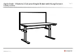 Предварительный просмотр 21 страницы Knight Agile Desk Electric 2 Column Assembly Instructions Manual