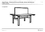 Предварительный просмотр 46 страницы Knight Agile Desk Electric 2 Column Assembly Instructions Manual