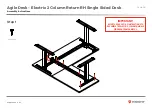 Предварительный просмотр 58 страницы Knight Agile Desk Electric 2 Column Assembly Instructions Manual