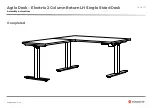 Предварительный просмотр 70 страницы Knight Agile Desk Electric 2 Column Assembly Instructions Manual