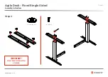 Предварительный просмотр 6 страницы Knight Agile Desk Fixed Assembly Instructions Manual