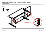 Предварительный просмотр 15 страницы Knight Agile Desk Fixed Assembly Instructions Manual