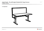 Предварительный просмотр 17 страницы Knight Agile Desk Fixed Assembly Instructions Manual