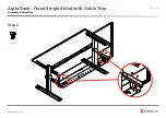 Предварительный просмотр 20 страницы Knight Agile Desk Fixed Assembly Instructions Manual