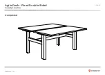 Предварительный просмотр 33 страницы Knight Agile Desk Fixed Assembly Instructions Manual