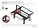 Предварительный просмотр 37 страницы Knight Agile Desk Fixed Assembly Instructions Manual