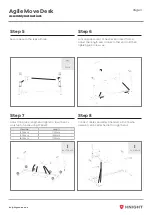 Предварительный просмотр 4 страницы Knight Agile Move Desk Assembly Instructions Manual