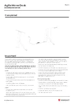 Предварительный просмотр 5 страницы Knight Agile Move Desk Assembly Instructions Manual