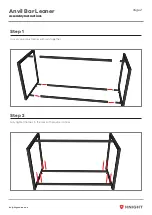 Предварительный просмотр 3 страницы Knight Anvil Bar Leaner Assembly Instructions