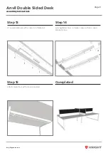 Предварительный просмотр 6 страницы Knight Anvil Double Sided Desk Assembly Instructions Manual