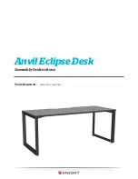 Предварительный просмотр 1 страницы Knight Anvil Eclipse Desk Assembly Instructions Manual