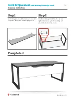 Предварительный просмотр 4 страницы Knight Anvil Eclipse Desk Assembly Instructions Manual