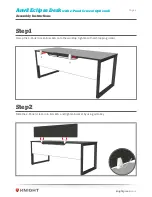 Предварительный просмотр 5 страницы Knight Anvil Eclipse Desk Assembly Instructions Manual