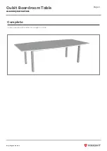 Предварительный просмотр 4 страницы Knight Cubit Boardroom Table Assembly Instructions