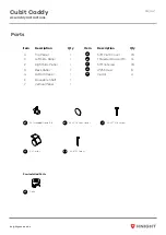 Preview for 3 page of Knight Cubit Caddy Assembly Instructions Manual