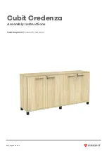 Knight Cubit Credenza Assembly Instructions Manual предпросмотр